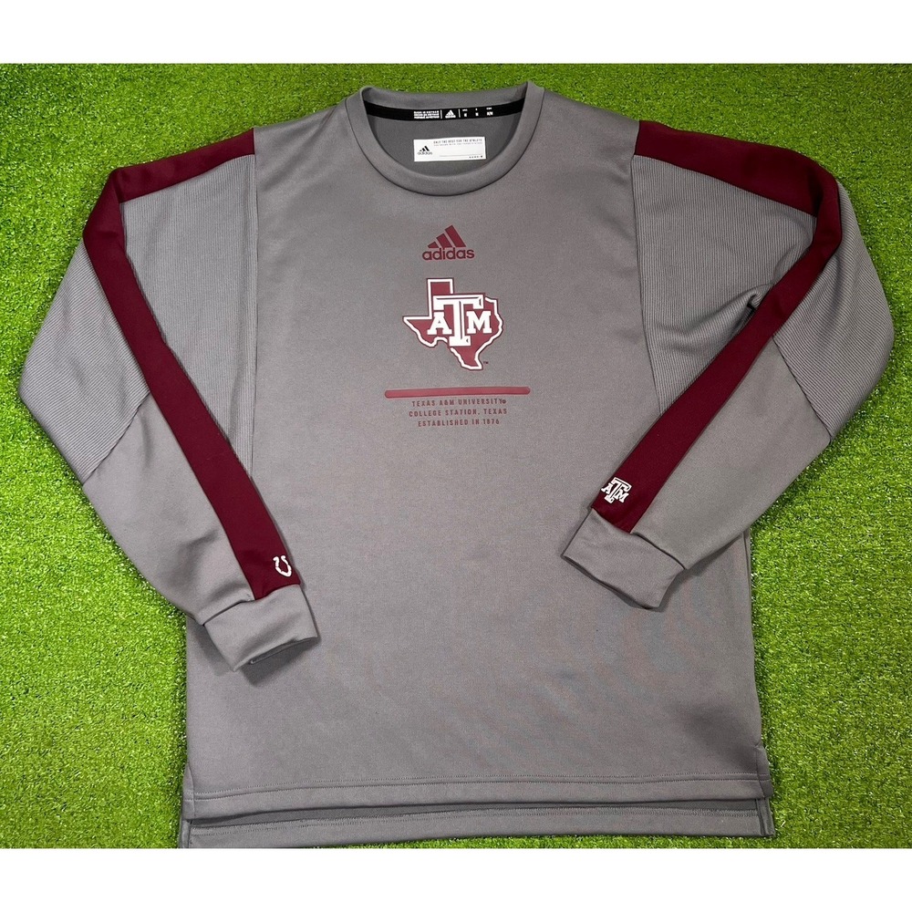 Texas A&M Team Issue Sweatshirt Med Aggie Equestrian Crewneck Horseshoe Soft